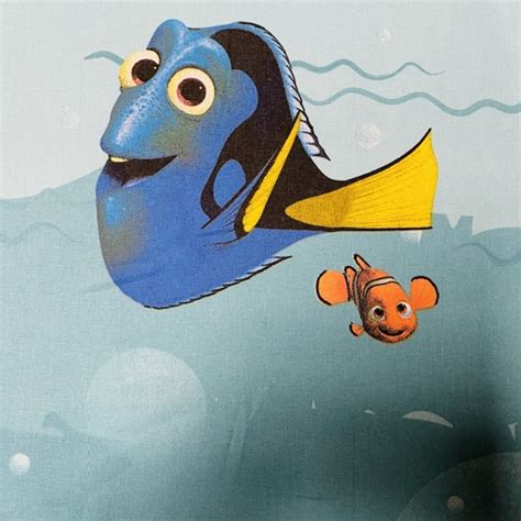 Tissu Coton Disney Nemo Et Dory Tissu Fil Compagnie