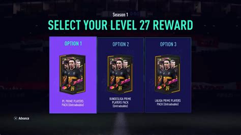 Fifa 21 Season Progress Level 27 Reward Pl Prime Players Pack Worth