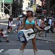 The Times Square Naked Cowgirl Photograph By John Telfer Fine Art America