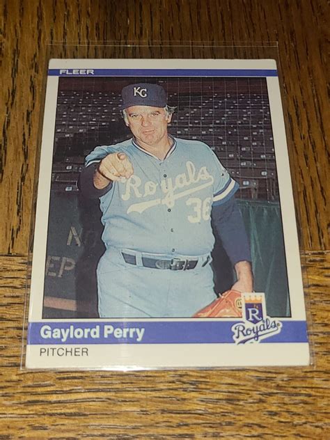 Royals Gaylord Perry Fleer Ebay