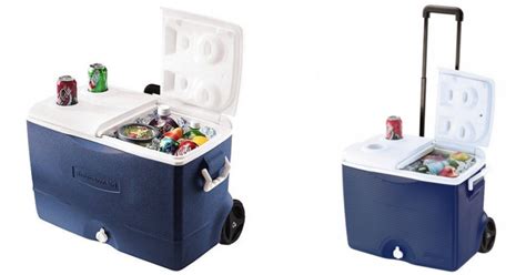 Rubbermaid 45 Qt Wheeled Cooler Only 25 Home Depot