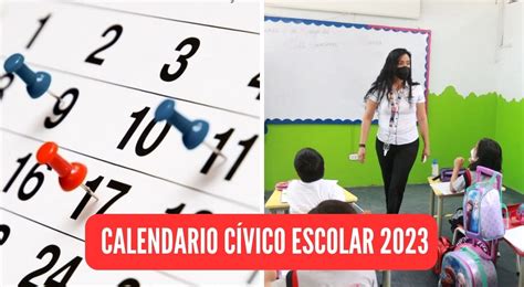 Calendario C Vico Escolar Fiestas Patrias Y Fechas Destacadas De