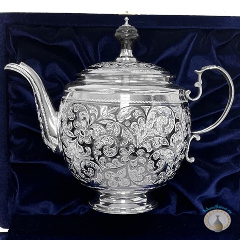 Серебряный чайник заварочный "Атлант-2" купить в интернет магазине в Москве