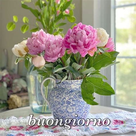 Buongiorno Peonie Vaso