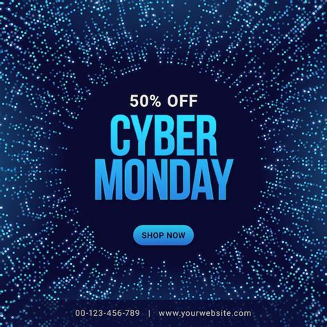 Plantilla De Dise O De Banner De Venta Cyber Monday Concepto De