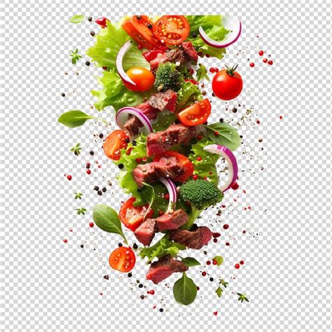 Premium Psd Healthy Foods Illustration