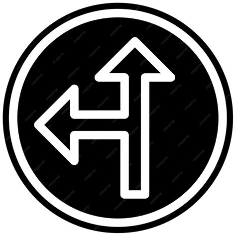 Premium Vector Side Road Left Vector Illustration