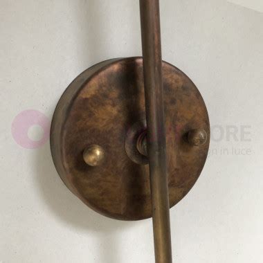 TODI Adjustable Wall Lamp Antique Brass Rustico Imas 35965 A19