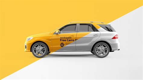 Free Carro Mockup PSD Template - Mockup Den