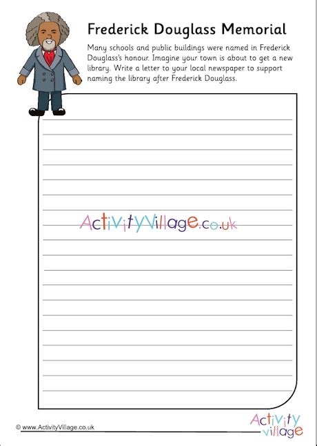 Frederick Douglass Memorial Worksheet Worksheets Library