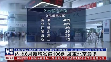 内地6月新增猴痘106例 广东北京最多凤凰网视频凤凰网