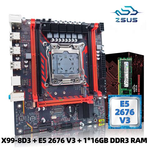 Zsus X D Motherboard Set Kit With Intel Lga Xeon E V