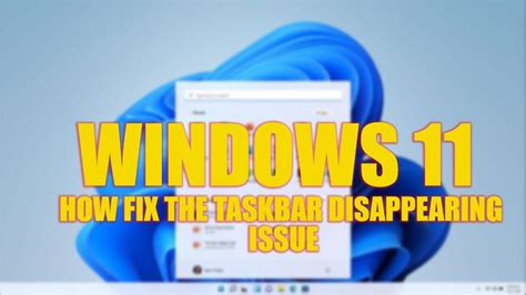 Fix Taskbar Missing In Windows 10 And Windows 11 Youtube Images