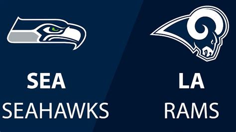 Seattle Seahawks Vs Los Angeles Rams Week 10 Full Game Nfl 2018