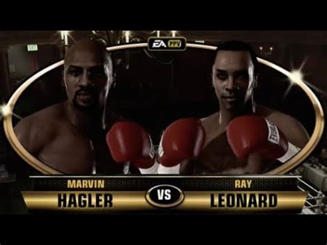 Marvin Hagler Vs Sugar Ray Leonard Fight Simulation Fight Night