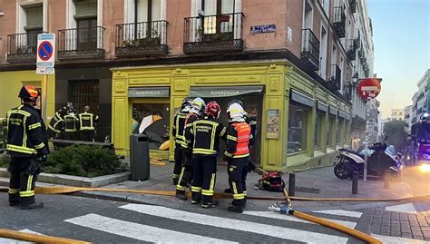 Seis Heridos En El Incendio En Un Restaurante Del Centro De Madrid