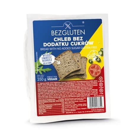 Chleb bez dodatku cukrów bezglutenowy 350 g Bezgluten pl