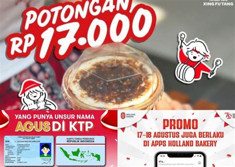 Daftar Promo Makanan Dan Minuman Spesial Agustus Catat Tanggalnya