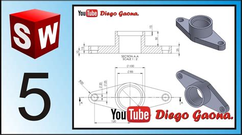 Tutorial Curso Básico en Solidworks Principiantes 5 Diego Gaona YouTube