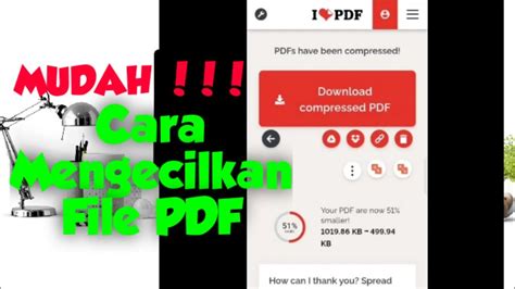 Cara Kecilkan File Pdf YouTube