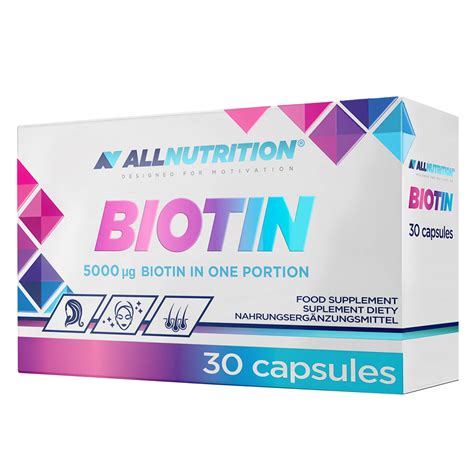 Biotin Biotyna Kapsu Ek Allnutrition Z Najtaniej Sklep Sfd