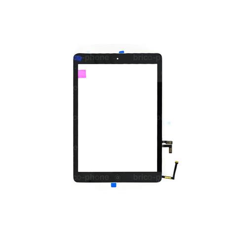 SOSAV Changer Vitre Noire Avec Bouton Home Apple IPad Air Noir