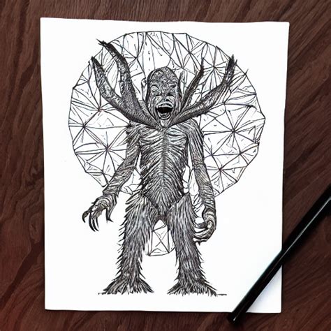 Demogorgon From Stranger Things Coloring Pages Free Printable The