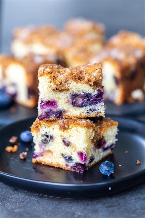 Streusel Blueberry Coffee Cake Easy Recipe Momsdish