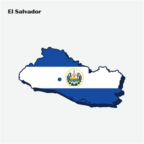 El El Salvador País Nación Bandera Mapa Infografía 20187960 Vector En