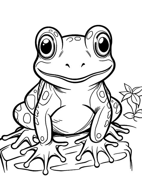 Coloriages De Grenouilles Coloringpagesonly