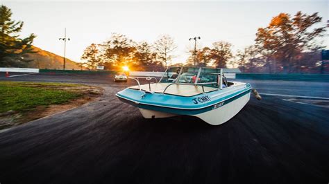 Watch This Wacky Bmw E46 3 Series Drift Boat Pull A Whale Of A Tail Slide