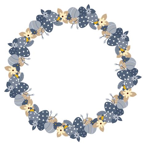 Easter Wreath Illustration 18132775 Png