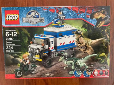 Lego Jurassic World Raptor Rampage Set 75917 New Sealed Ebay