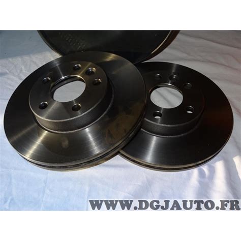 Paire disques de frein avant diametre 288mm ventilé Norauto NDF1093