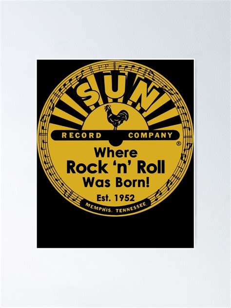 "Sun Records Logo" Poster for Sale by meyerevang | Redbubble