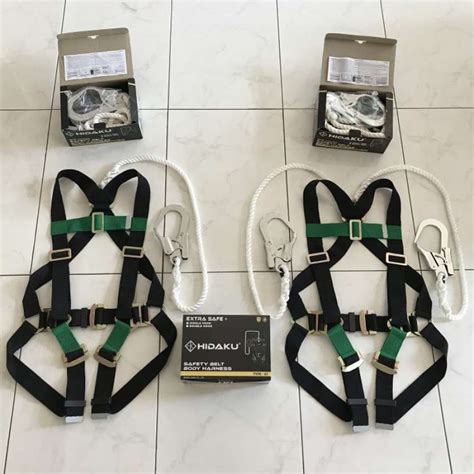 Promo Full Body Harness HIDAKU Type X7 DOUBLE HOOK Safety Belt HIDAKU