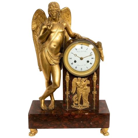 Pierre Philippe Thomire Empire Marble Mantle Clock For Sale At Stdibs