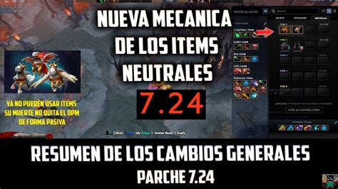 RESUMEN Cambios Generales Del Parche 7 24 Dota 2 Magic YouTube