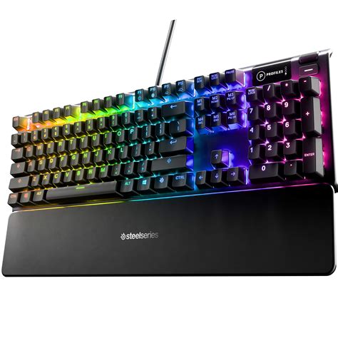 SteelSeries Apex 5 Hybrid Mechanical Gaming Keyboard – Per-Key RGB ...