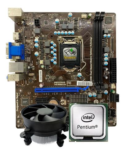 Kit Placa M E H Lga Atx Processador Pentium Venda Em S O Paulo