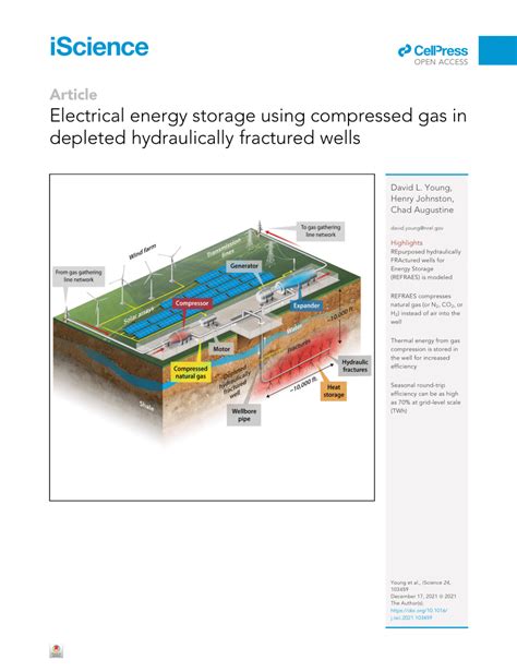 PDF Electrical Energy Storage Using Compressed Gas In Depleted