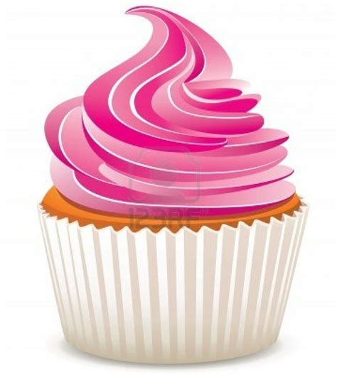 Vector Pink Cupcake Cupcake Illustration Cupcake Vector Pink Cupcakes