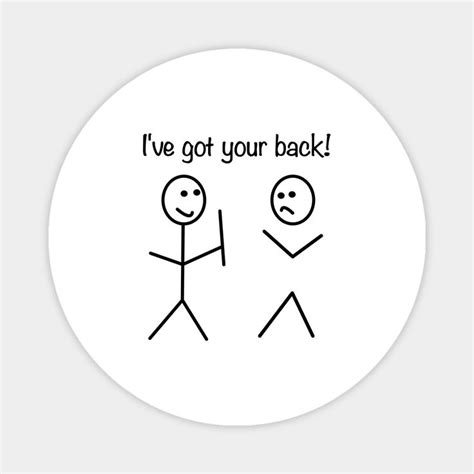 Funny Stick Figure Meme Gift Magnet