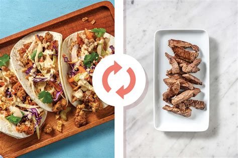 Quick Teriyaki Beef Celery Slaw Tacos Recipe Hellofresh