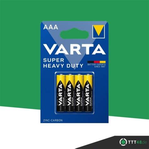 X Varta Superlife R Aaa Micro Batterie V Zink Kohle X