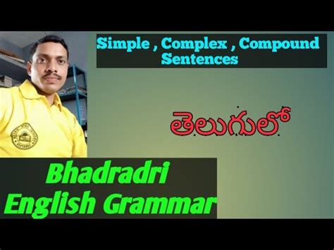 Simple Complex Compound Sentences English Grammar Full Explanation