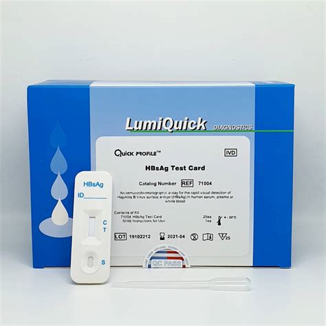 Hbs Antibody Lumiquick Rapid Test Skrooll Med