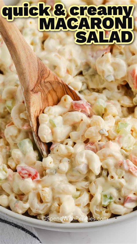 Classic Macaroni Salad Quick And Creamy Spend With Pennies