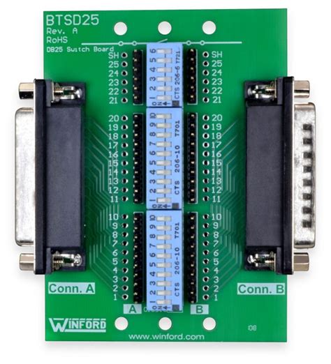 Diagnostic Breakout Board With Switches Db Connector Winford