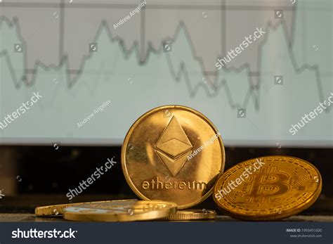 Ethereum Eth Cryptocurrency Silver Ethereum Coin库存照片1993451600 ...